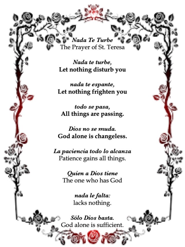 Teresa prayer